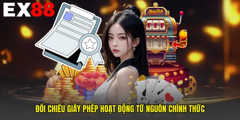 Đối chiếu Giấy phép hoạt động từ nguồn chính thức