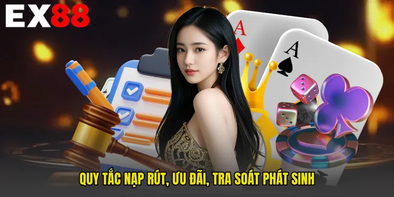 Quy tắc nạp rút, ưu đãi, tra soát phát sinh